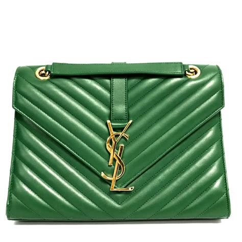 green yellow chain ysl bag